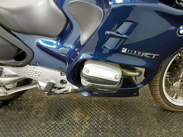 WB10499A63ZE90450 - 2003 BMW R1150 RT BLUE photo 7