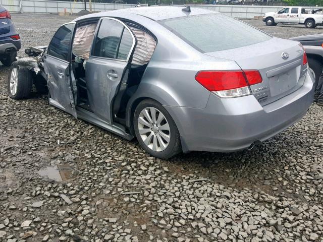 4S3BMDL63B2210748 - 2011 SUBARU LEGACY 3.6 SILVER photo 3