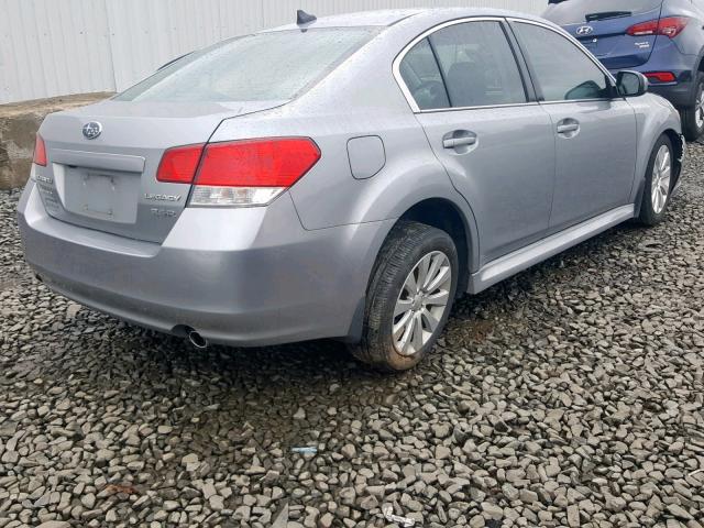 4S3BMDL63B2210748 - 2011 SUBARU LEGACY 3.6 SILVER photo 4