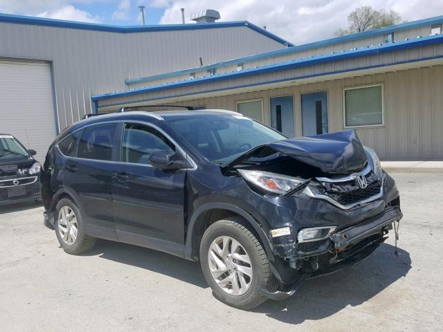 2HKRM4H78FH602192 - 2015 HONDA CR-V EXL BLACK photo 1