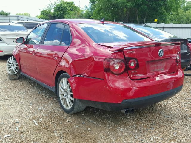 3VWRJ71K78M162551 - 2008 VOLKSWAGEN JETTA WOLF RED photo 3