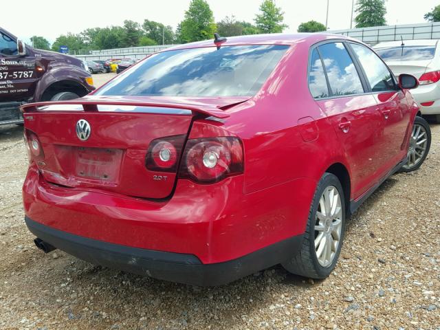 3VWRJ71K78M162551 - 2008 VOLKSWAGEN JETTA WOLF RED photo 4