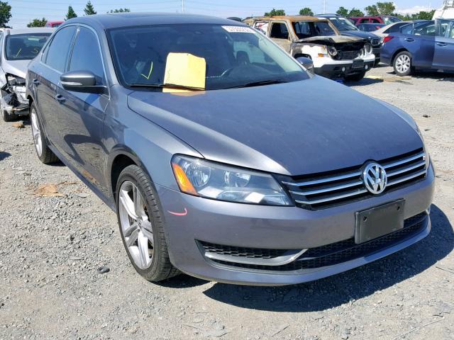 1VWBT7A39EC083688 - 2014 VOLKSWAGEN PASSAT SE GRAY photo 1