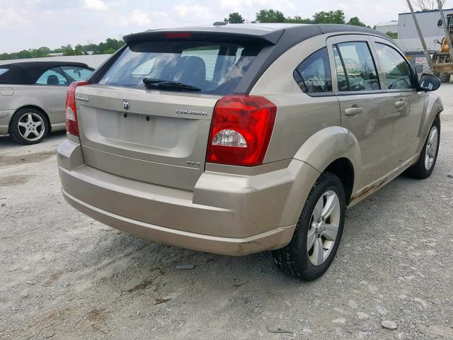 1B3CB4HA5AD602965 - 2010 DODGE CALIBER SX GOLD photo 4