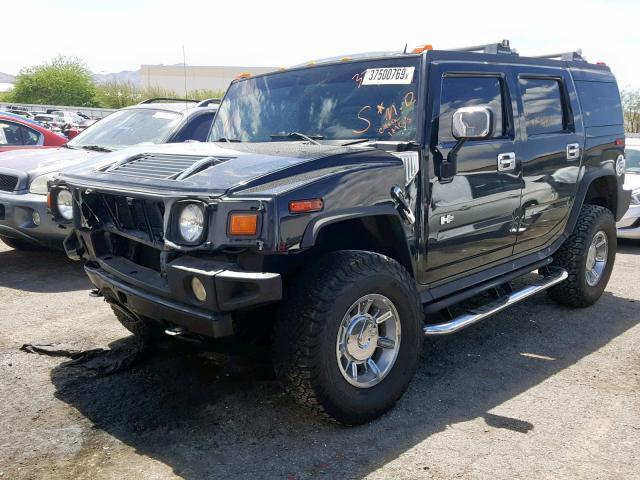 5GRGN23U95H130344 - 2005 HUMMER H2 BLACK photo 2