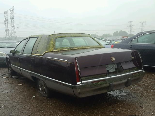 1G6DW52P4RR726270 - 1994 CADILLAC FLEETWOOD MAROON photo 3