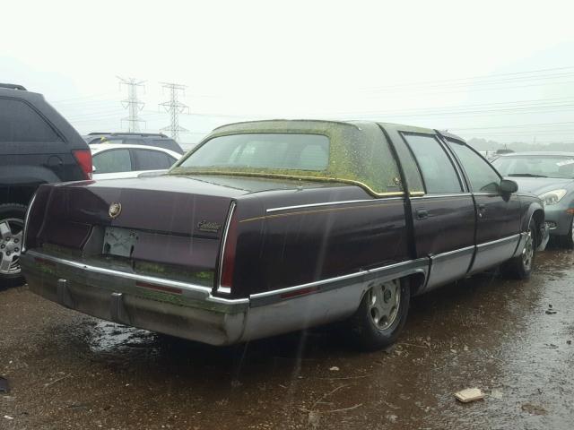 1G6DW52P4RR726270 - 1994 CADILLAC FLEETWOOD MAROON photo 4