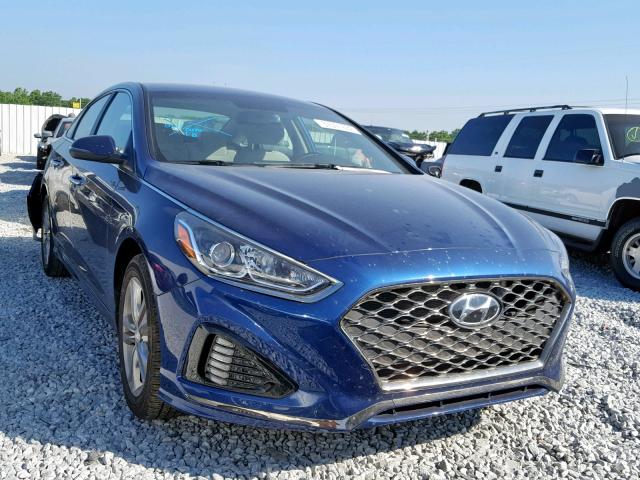 5NPE34AF4KH732077 - 2019 HYUNDAI SONATA LIM BLUE photo 1