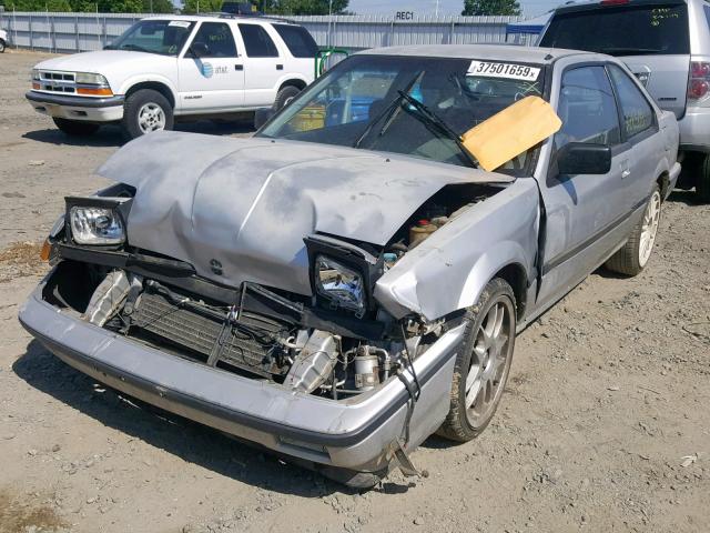 JH4DA3445HS008512 - 1987 ACURA INTEGRA RS GRAY photo 2