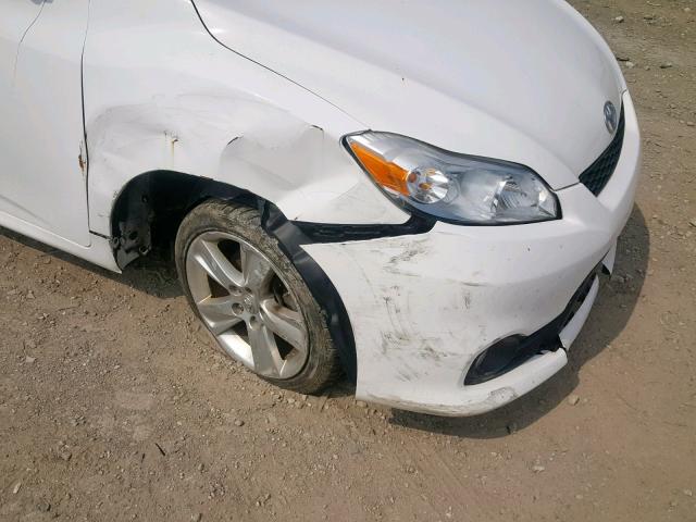 2T1KE4EE3CC048592 - 2012 TOYOTA COROLLA MA 白色 照片 9