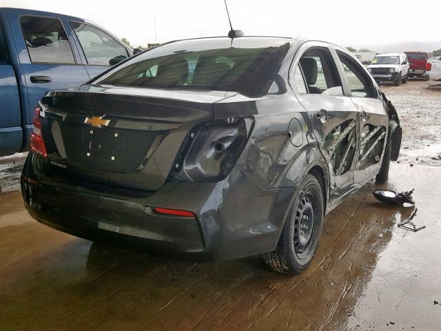 1G1JB5SH8J4100218 - 2018 CHEVROLET SONIC LS 灰色 照片 4