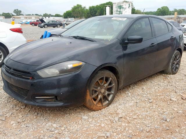 1C3CDFBBXFD407395 - 2015 DODGE DART SXT BLACK photo 2