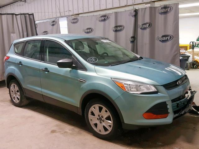 1FMCU0F72DUD66879 - 2013 FORD ESCAPE S GREEN photo 1