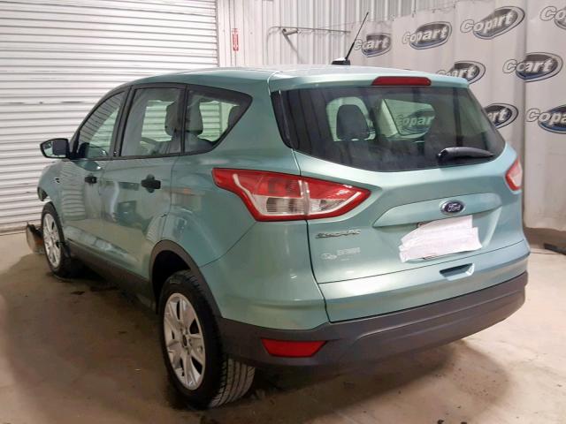 1FMCU0F72DUD66879 - 2013 FORD ESCAPE S GREEN photo 3