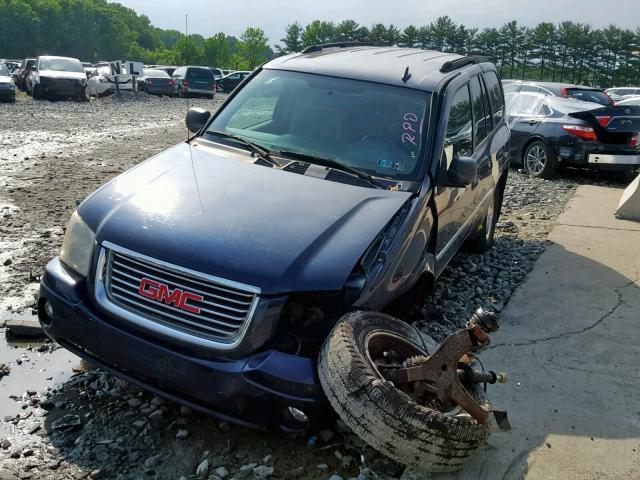 1GKDT13S172223095 - 2007 GMC ENVOY BLUE photo 2