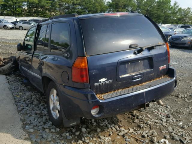 1GKDT13S172223095 - 2007 GMC ENVOY BLUE photo 3