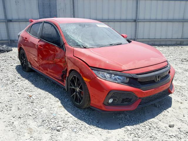 SHHFK7H47KU202129 - 2019 HONDA CIVIC SPOR RED photo 1