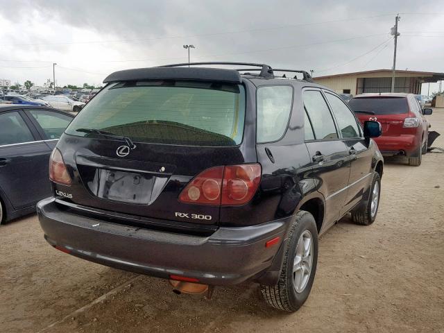 JT6GF10U8X0025736 - 1999 LEXUS RX 300 BLACK photo 4