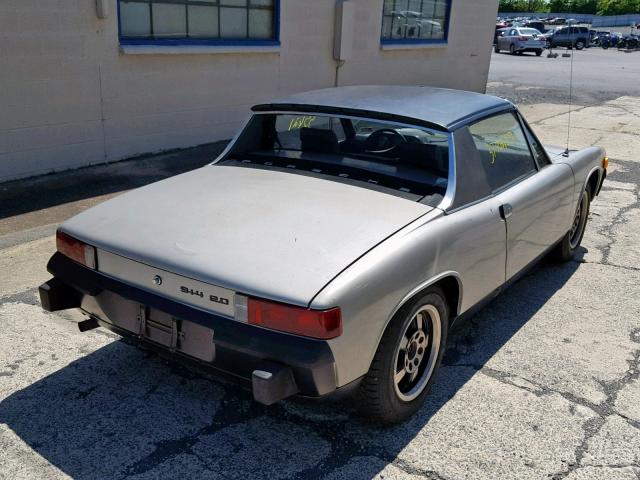 4742904283 - 1974 PORSCHE 914 SILVER photo 4