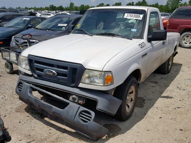 1FTYR10D89PA63448 - 2009 FORD RANGER WHITE photo 2