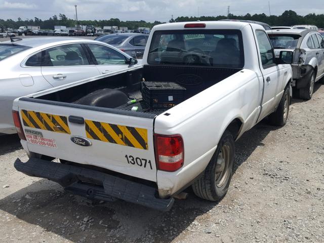 1FTYR10D89PA63448 - 2009 FORD RANGER WHITE photo 4