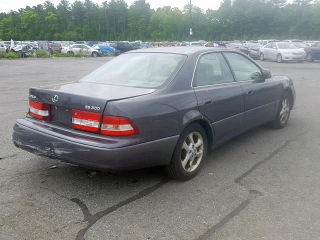 JT8BF28G2Y0234459 - 2000 LEXUS ES 300 GRAY photo 4