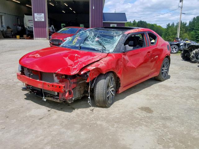 JTKJF5C78F3094072 - 2015 TOYOTA SCION TC წითელი ფოტო 2