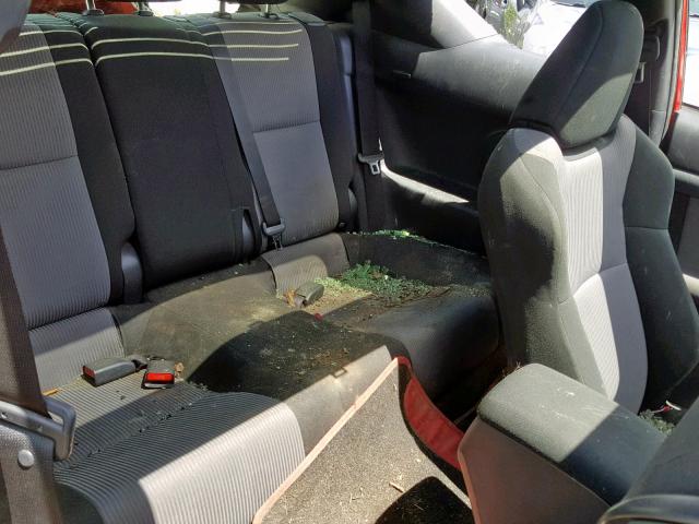 JTKJF5C78F3094072 - 2015 TOYOTA SCION TC წითელი ფოტო 6