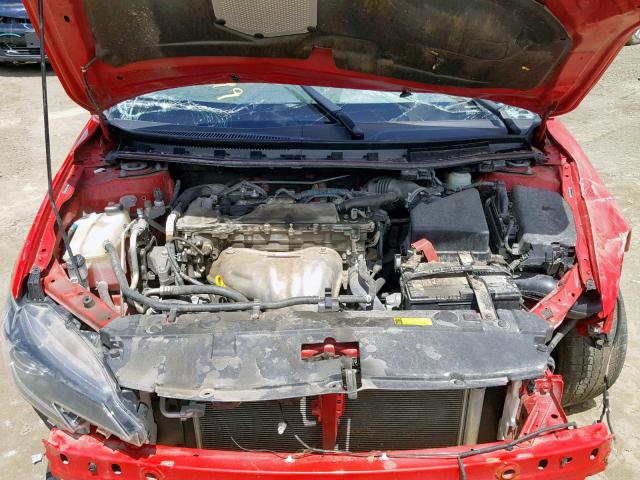 JTKJF5C78F3094072 - 2015 TOYOTA SCION TC წითელი ფოტო 7