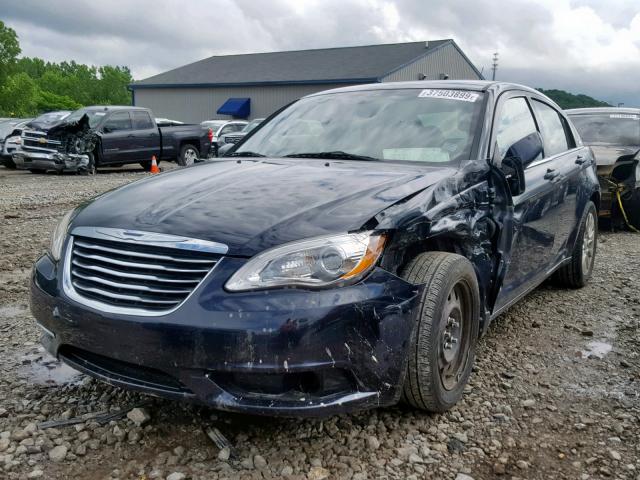 1C3BC4FB4BN522589 - 2011 CHRYSLER 200 LX BLUE photo 2