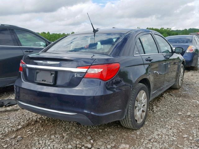 1C3BC4FB4BN522589 - 2011 CHRYSLER 200 LX BLUE photo 4