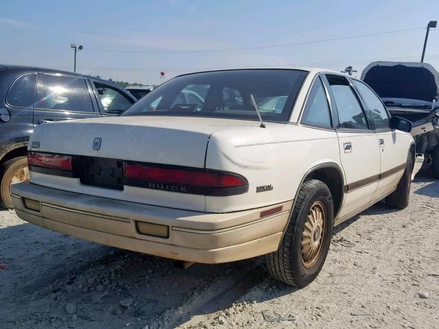 2G4WB54L9N1476339 - 1992 BUICK REGAL CUST WHITE photo 4