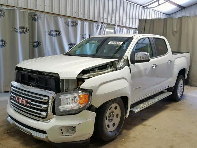 1GTG5DE37G1394207 - 2016 GMC CANYON SLT WHITE photo 2