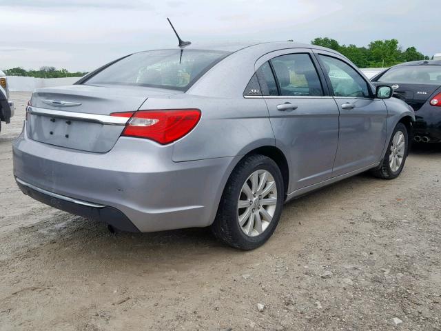 1C3CCBBB0DN690053 - 2013 CHRYSLER 200 TOURIN SILVER photo 4