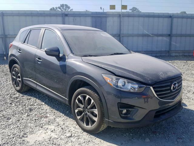 JM3KE4DY1G0605485 - 2016 MAZDA CX-5 GT GRAY photo 1