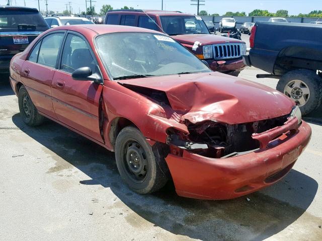 1FALP13P7VW351988 - 1997 FORD ESCORT LX MAROON photo 1