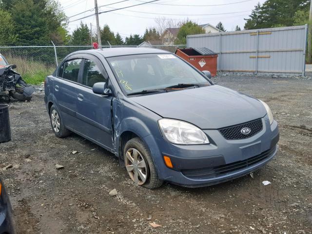 KNADE123166115080 - 2006 KIA RIO CHARCOAL photo 1