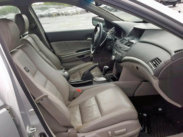 1HGCP36848A075363 - 2008 HONDA ACCORD EXL SILVER photo 5