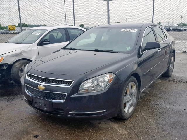 1G1ZF5E79CF173938 - 2012 CHEVROLET MALIBU 3LT შავი ფოტო 2