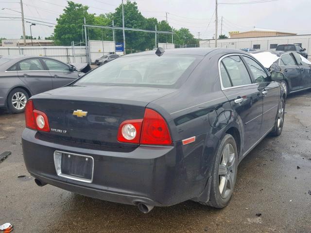 1G1ZF5E79CF173938 - 2012 CHEVROLET MALIBU 3LT შავი ფოტო 4
