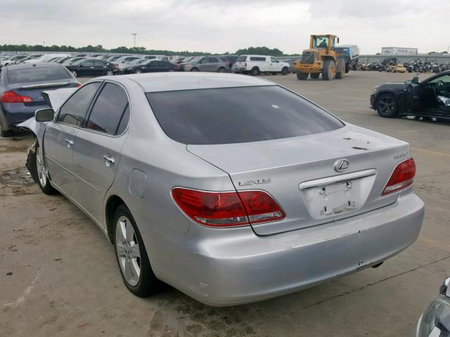 JTHBA30G565169171 - 2006 LEXUS ES 330 SILVER photo 3