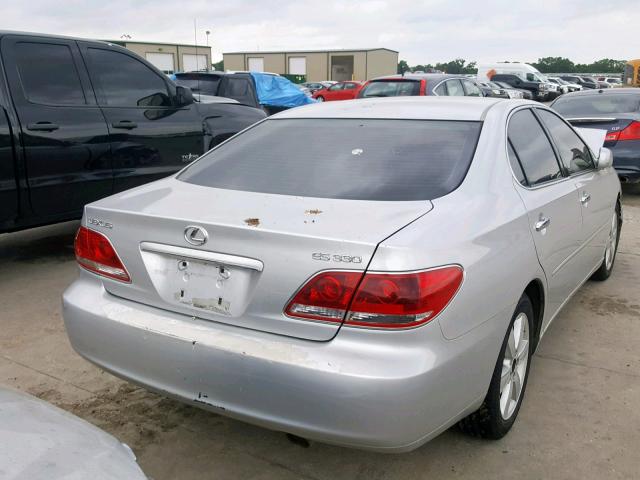 JTHBA30G565169171 - 2006 LEXUS ES 330 SILVER photo 4