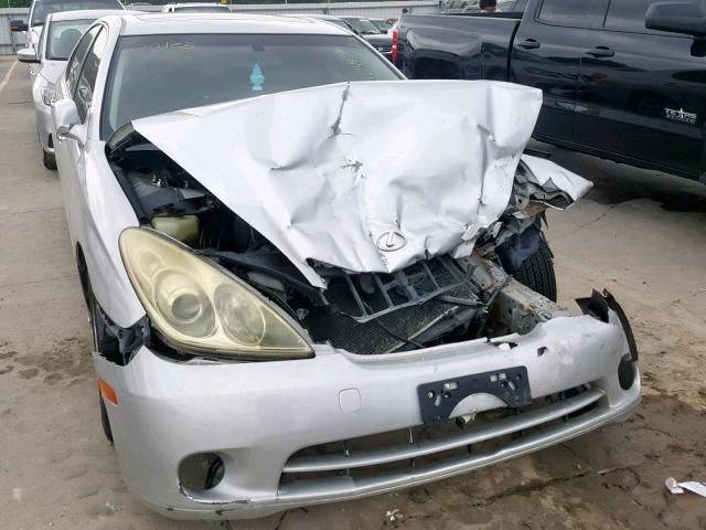 JTHBA30G565169171 - 2006 LEXUS ES 330 SILVER photo 9