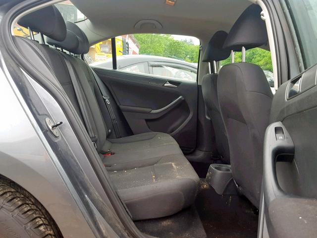 3VW2K7AJ2CM357357 - 2012 VOLKSWAGEN JETTA BASE SILVER photo 6