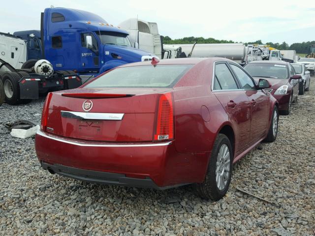 1G6DE5EY5B0141246 - 2011 CADILLAC CTS LUXURY RED photo 4