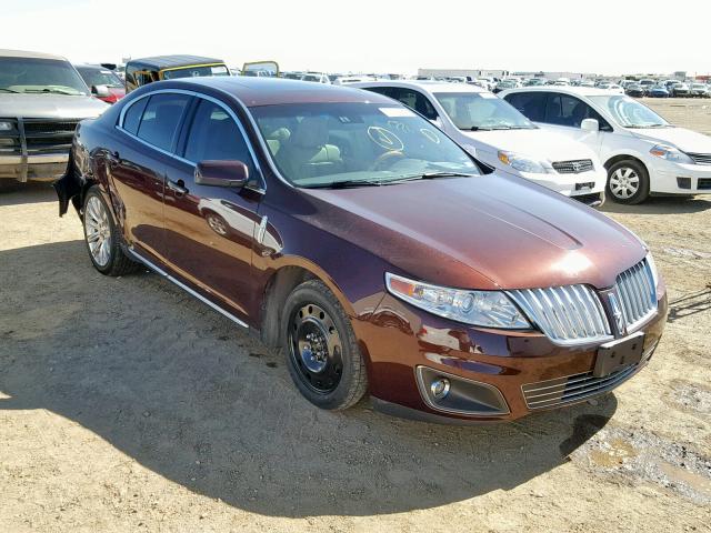 1LNHM94R09G628421 - 2009 LINCOLN MKS MAROON photo 1