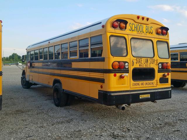 1BAKDCKH35F226212 - 2005 BLUE BIRD SCHOOL BUS YELLOW photo 3