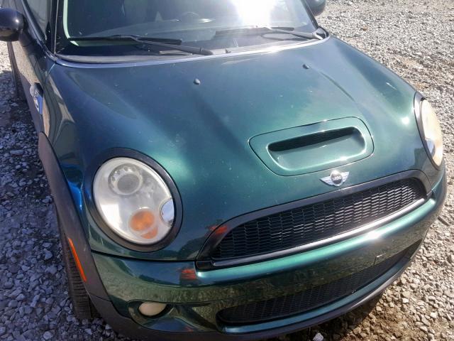 WMWMM33529TP90974 - 2009 MINI COOPER S C GREEN photo 9