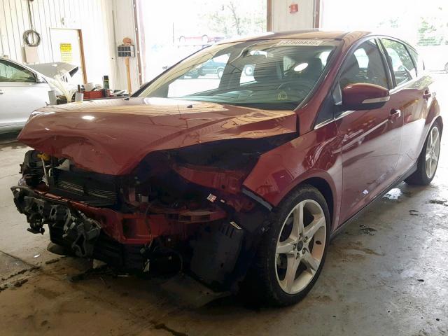 1FADP3N24EL134479 - 2014 FORD FOCUS TITA RED photo 2