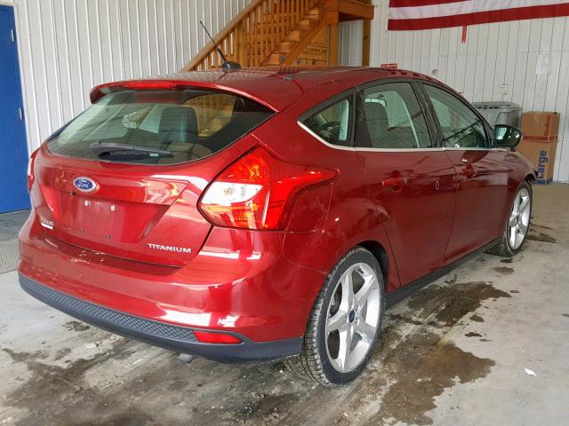 1FADP3N24EL134479 - 2014 FORD FOCUS TITA RED photo 4